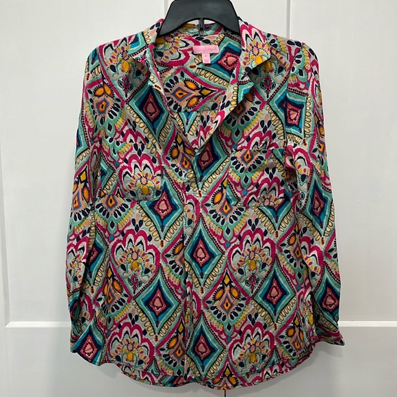 Lily Pulitzer Blouse - Picture 1 of 4